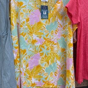 Wonder Nation Blue and Yellow Short Sleeve Tee